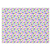 Macaron-Confetti-Tischdecke Tischdecke (Vorderseite (Horizontal))