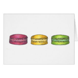 Macaron-Cookie-Karte für Macaron