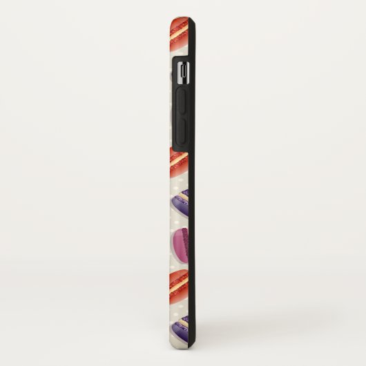 Macaron Cookies Niedliches Monogramm Case-Mate iPhone Hülle (Hinten/Links)