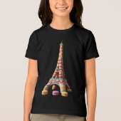 Macaron Eiffel Tower Tri-Blend Shirt (Vorderseite)