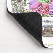 Macaron, französisch Inspiriert Mauspad (Ecke)