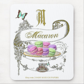 Macaron, französisch Inspiriert Mauspad