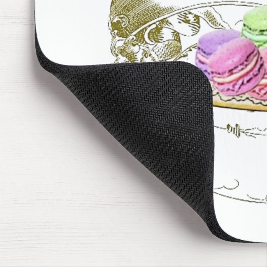 Macaron Französisch Inspiriert Mousepad (Ecke)