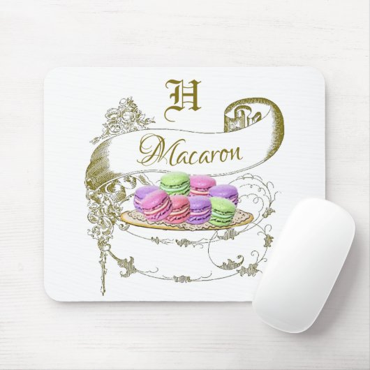 Macaron Französisch Inspiriert Mousepad (Mit Mouse)
