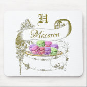 Macaron Französisch Inspiriert Mousepad (Vorne)