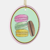 Macaron French Pastry Cookies Macarons Patisserie Keramik Ornament (Rechts)