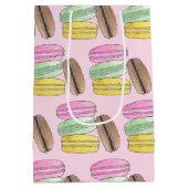 Macaron French Pastry Cookies Macarons Patisserie Mittlere Geschenktüte (Rückseite)