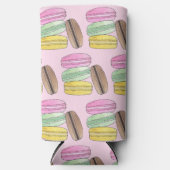 Macaron French Pastry Cookies Macarons Patisserie Selters Dosenkühler (Vorderseite)