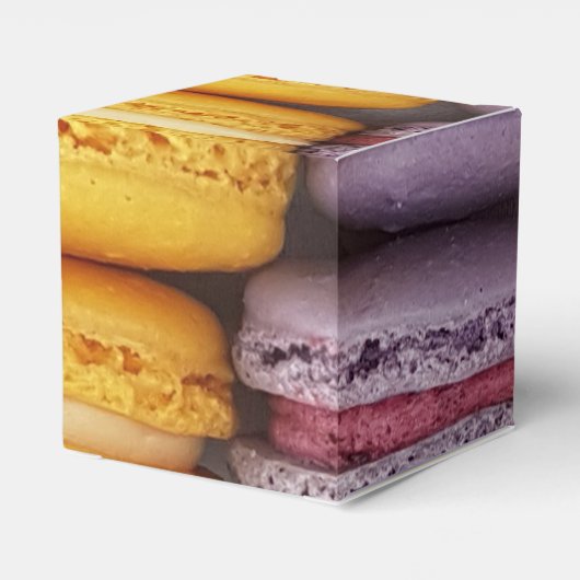 Macaron Gastgeschenk Geschenkboxen Geschenkschachtel (Rückseite)