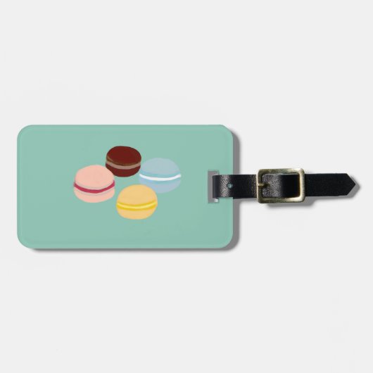 Macaron Gepäckanhänger (Vorderseite horizontal)