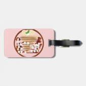 Macaron Gepäckanhänger (Rückseite horizontal)