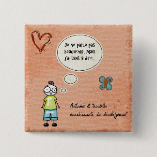 Macaron Je Ne parle Pas beaucoup Button