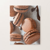 Macaron-Kekse, Französisch Konditorei Puzzle (Vertikal)