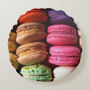 Macaron-Kekse Rundes Kissen