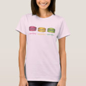 Macaron Konditorei Peks Bäckerei Macaroon Food T-Shirt (Vorderseite)