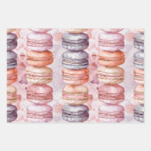 Macaron-Liebhaber Geschenkverpackungspapier Geschenkpapier Set (Vorderseite 3)