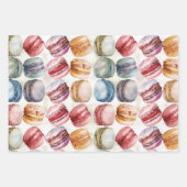 Macaron-Liebhaber Geschenkverpackungspapier Geschenkpapier Set (Vorderseite 2)