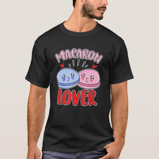 Macaron Lover Baking Sweet Macarons T-Shirt (Vorderseite)