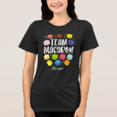 Macaron Lover Team Macaron For Sure Funny Gift Tri-Blend Shirt (Vorderseite)