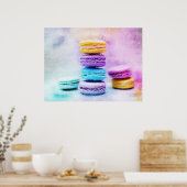 Macaron Macaron Bäckerei Plakat Wasserfarbe (Küche)