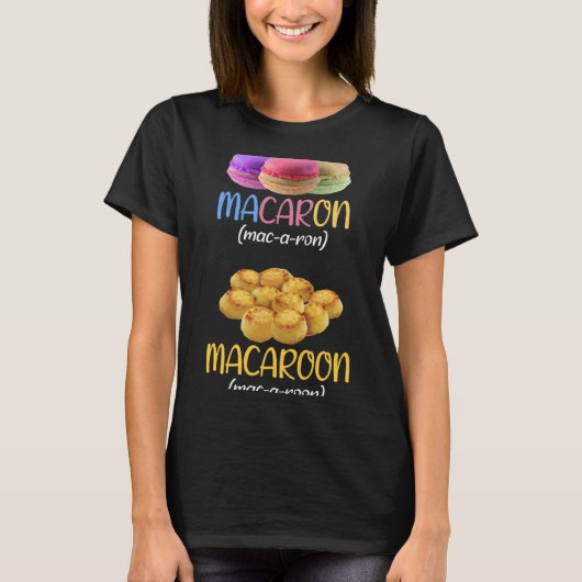 Macaron Macaroon Dessert Maker T-Shirt (Vorderseite)