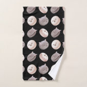 Macaron Muster Badhandtuch Set (Handtuch)