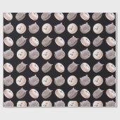 Macaron Muster Geschenkpapier (Flach)