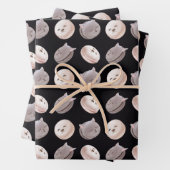 Macaron Muster Geschenkpapier Set (Beispiel)