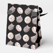 Macaron Muster Geschenkschachtel (Rückseite)