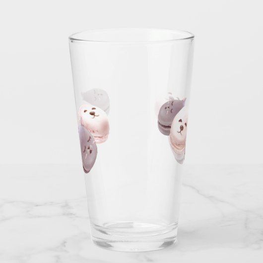 Macaron Muster Glas (Links)