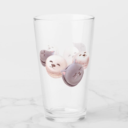 Macaron Muster Glas (Vorderseite)