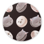 Macaron Muster Keramikknauf (Vorderseite)