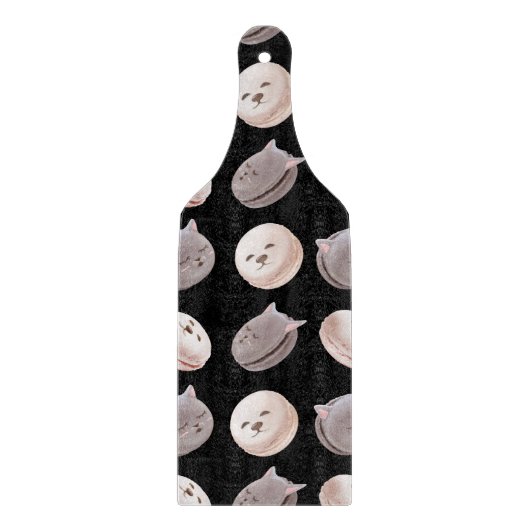 Macaron Muster Schneidebrett (Vorderseite)