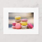 Macaron Postcard Postkarte (Vorderseite)