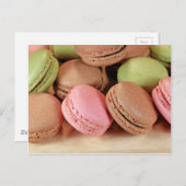 Macaron Postkarte (Vorne/Hinten)