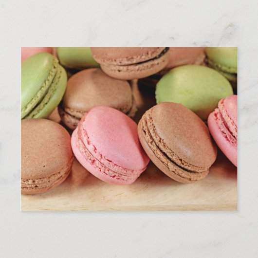 Macaron Postkarte (Vorderseite)