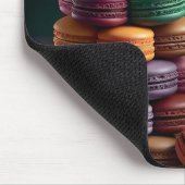 Macaron Stack mit Latte Mousepad (Ecke)