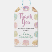 Macaron Sweet Celebration Birthday Geschenkanhänger (Vorderseite)