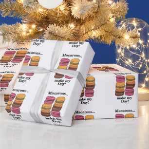 Macaron Sweet Pastry Koch Geburtstag Geschenkpapier
