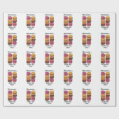 Macaron Sweet Pastry Koch Geburtstag Geschenkpapier (Flach)