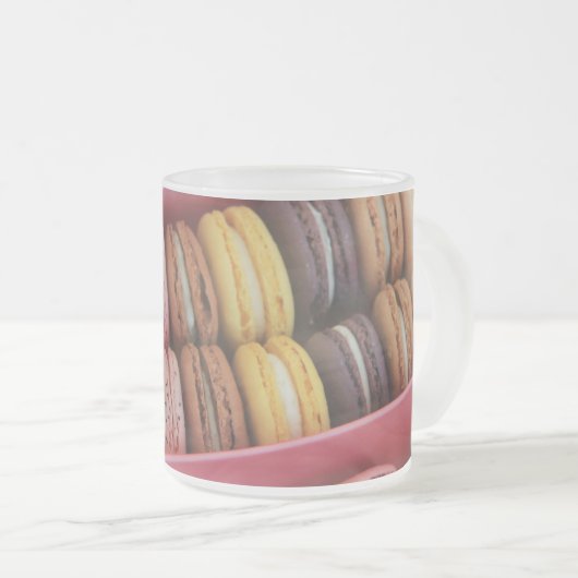 Macaron-Tasse Mattglastasse (VorderseiteRechts)