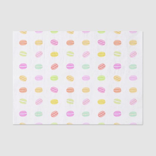 Macaron Tissue Paper Seidenpapier (Vorderseite)