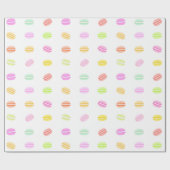 Macaron Wrapping Paper Geschenkpapier (Flach)