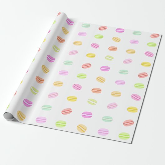 Macaron Wrapping Paper Geschenkpapier (Ungerollt)