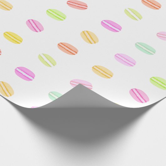 Macaron Wrapping Paper Geschenkpapier (Ecke)