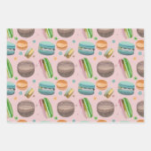 Macaron Wrapping Paper Sheet Set Geschenkpapier Set (Vorderseite 2)