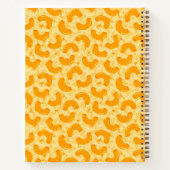 Macaroni and Cheese Pattern Notizblock (Rückseite)