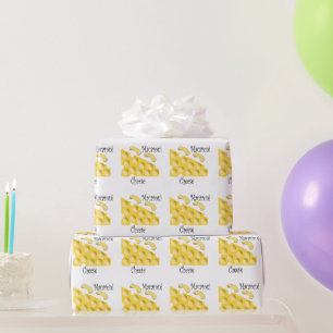 Macaroni Cheese Design Geschenkpapier