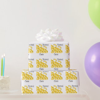 Macaroni Cheese Design Geschenkpapier