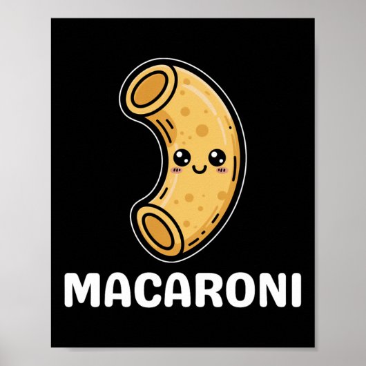 Macaroni Cheese Mac Kawaii Halloween Kostümcoupl Poster (Vorne)